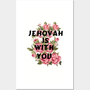 ISAIAH 41:10 (Floral) Posters and Art